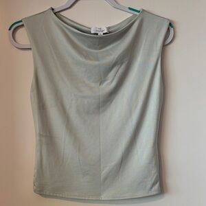 Sleeveless Light Sage Tank Top